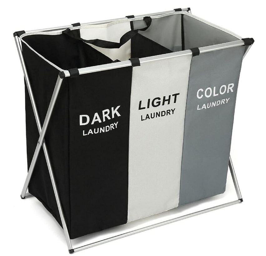 Detachable Foldable Laundry Basket With 3 Color…