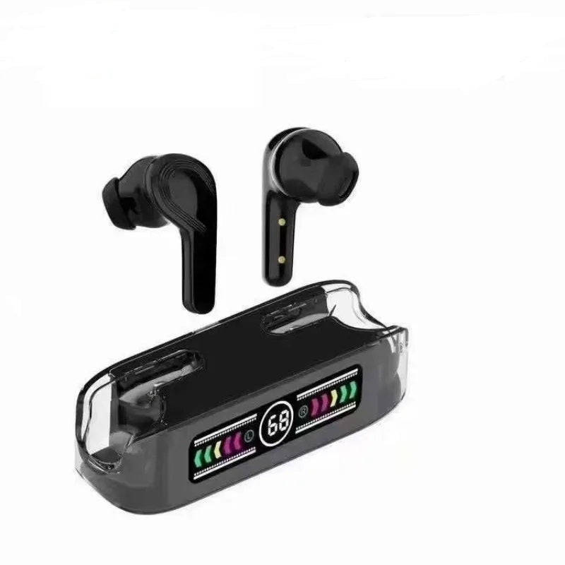 KM12 Bluetooth 5.3 Headset with Transparent Cas… - Bundle of 3