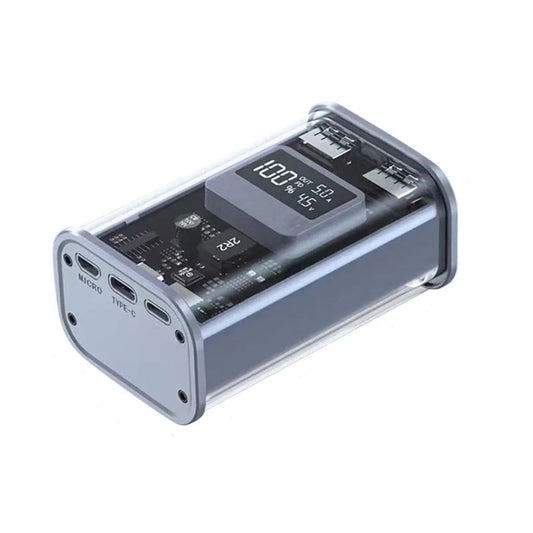 Treqa TR-956 Transparent Power Bank With PD Cha… - Bundle of 2
