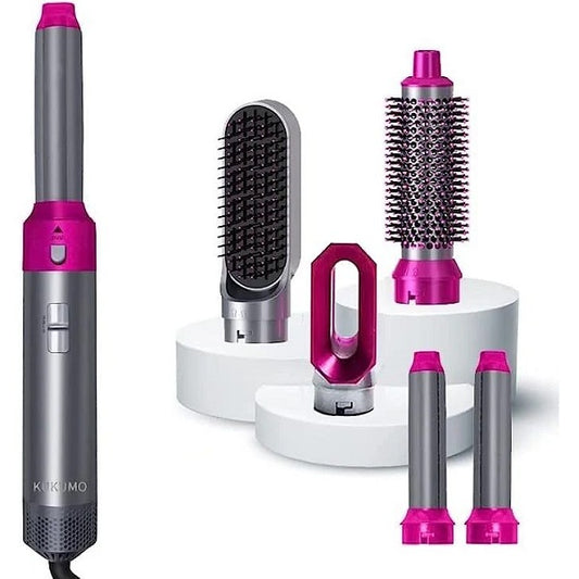 5 In 1 Hair Styler With Hot Air Brush, Air Curl…