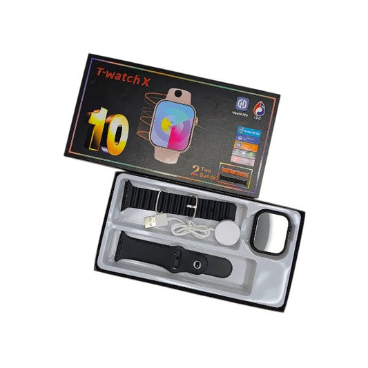 V Smart Watch with 2 Interchangeable Bands and … - Bundle of 2