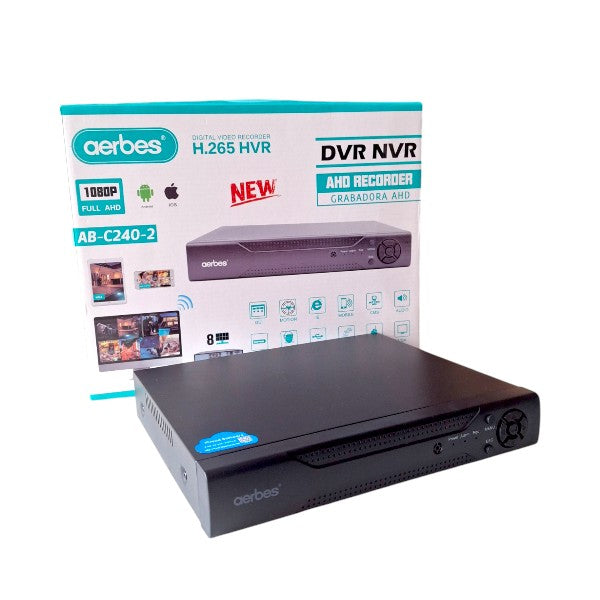 Aerbes AB-C240-2 8 Channel DVR/AHD Recorder 108…