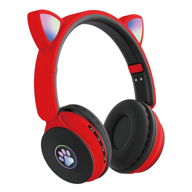 Wolulu AS-51256 Bluetooth Cat Ear RGB LED Wirel… - Bundle of 2