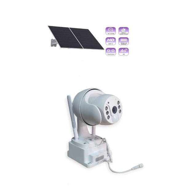 RBX-SL100 4G Solar Powered Surveillance Camera …