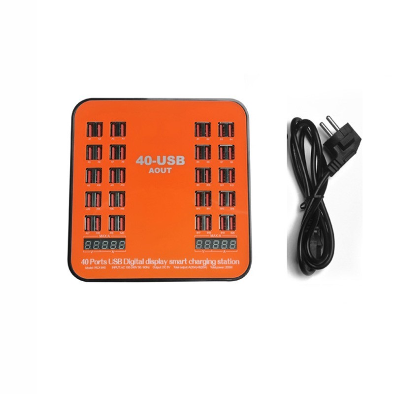 JG655 200W 40A 40 Ports USB Digital Display Sma…