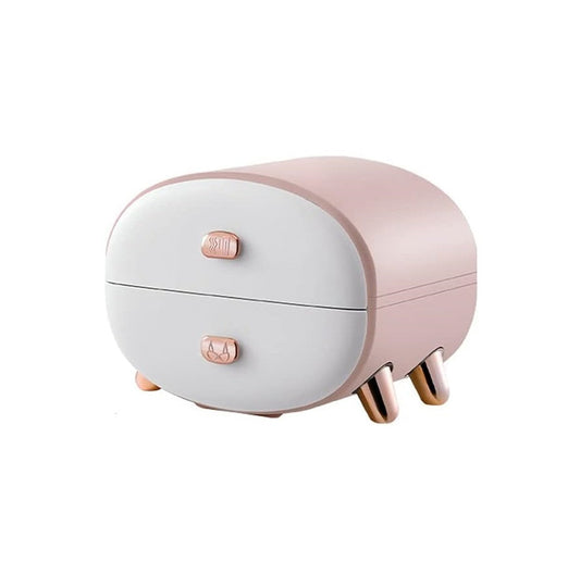 438803 Ectia Plastic 2 Drawer Storage Box For S…