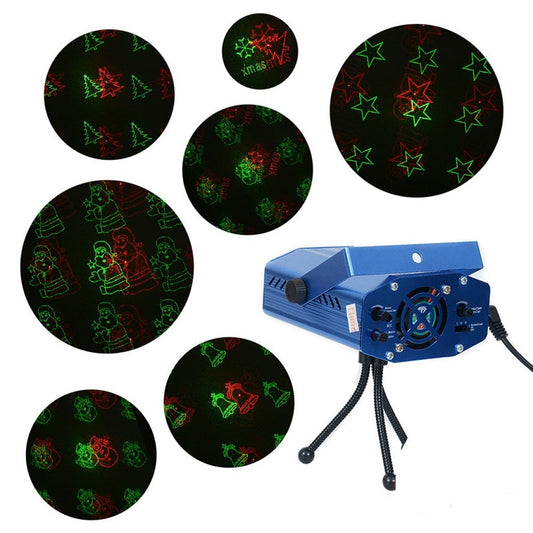 Wolulu AS-51521 Mini Holographic Laser Stage Li… - Bundle of 2
