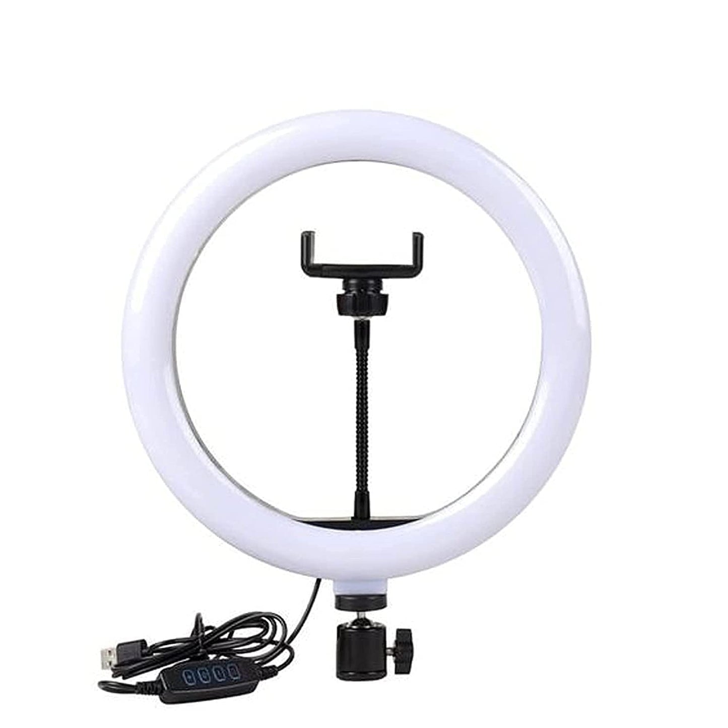SYY-015 White Selfie Ring Light 10″ With 26 c…