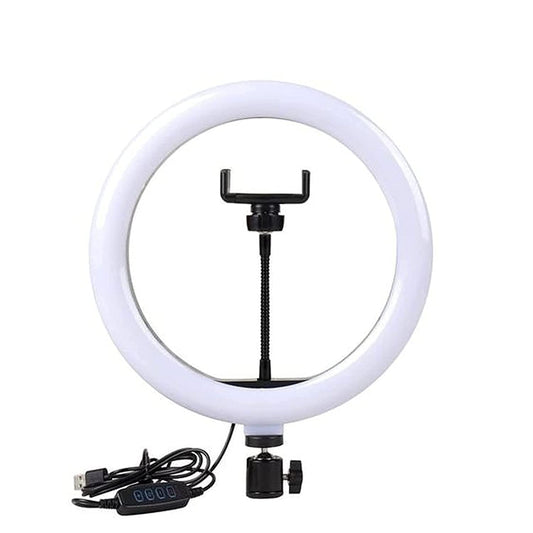 SYY-015 White Selfie Ring Light 10″ With 26 c…