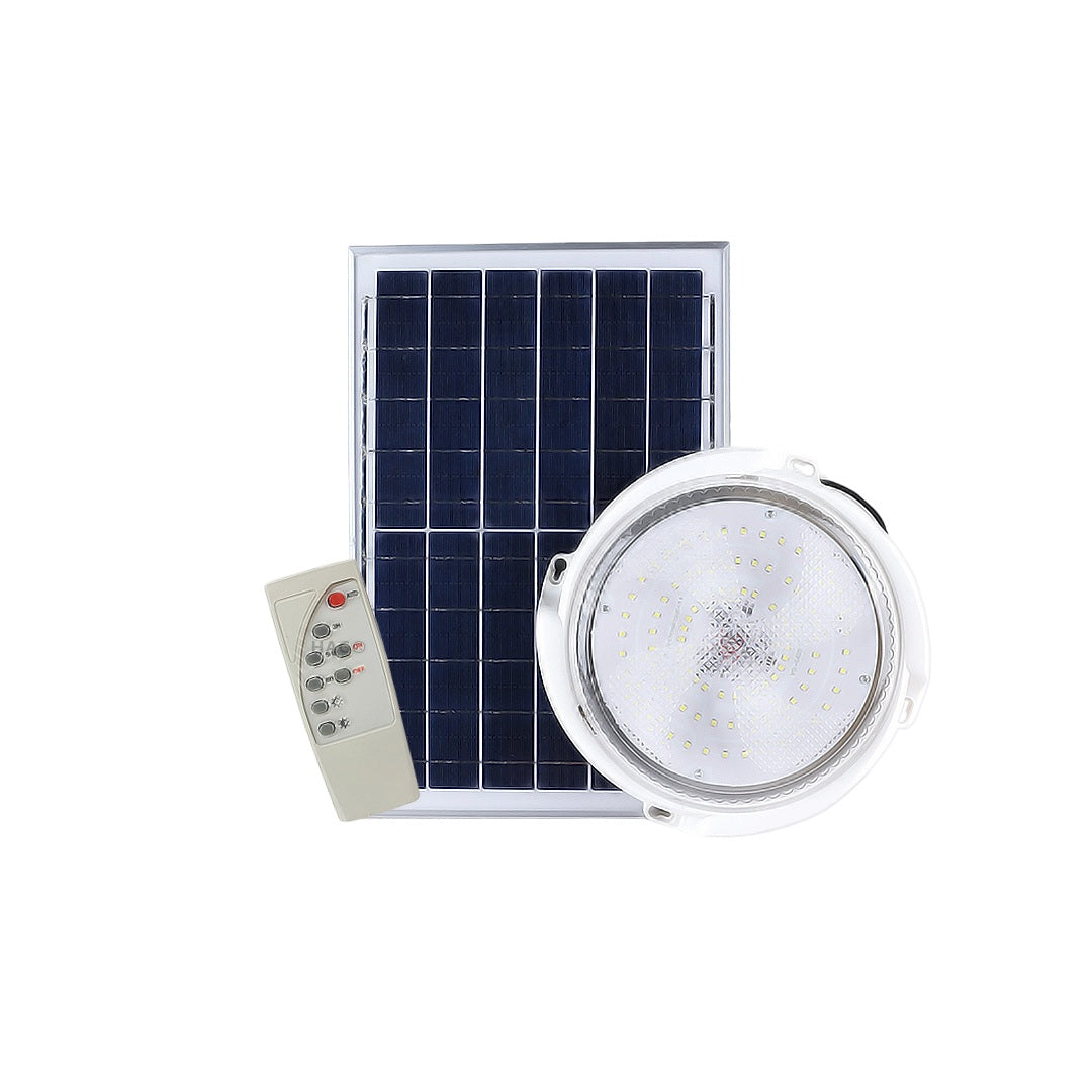FA-125 Solar Powered Ceiling Light With Remote … - Bundle of 2