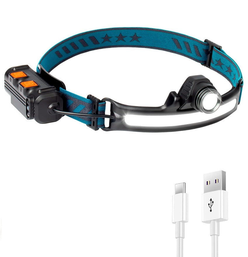 Aerbes AB-TD08 USB Rechargeable Dual Light COB … - Bundle of 3