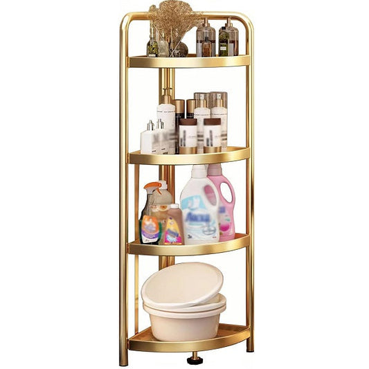 JG20375391 4 Tier Folding Corner Shelf With Tri…