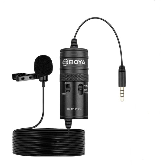 BY-M1 Pro Lavalier Condenser Microphone - Bundle of 3