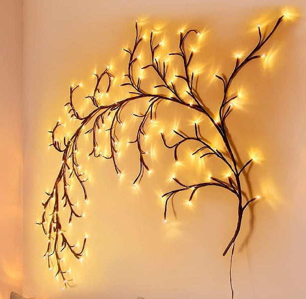 ZYF-135 Enchanted LED Willow Black Vine Warm W… - Bundle of 2