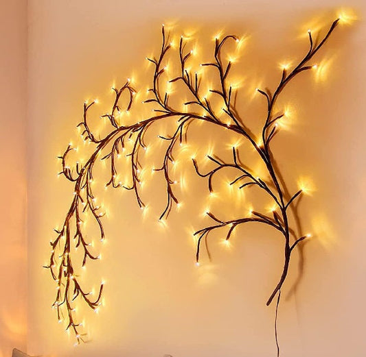 ZYF-135 Enchanted LED Willow Black Vine Warm W… - Bundle of 2