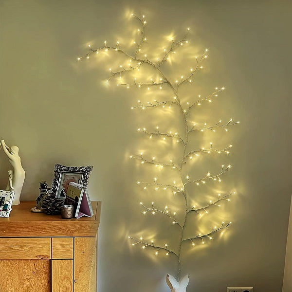 ZYF-134 Enchanted LED Willow White Vine Warm W… - Bundle of 2