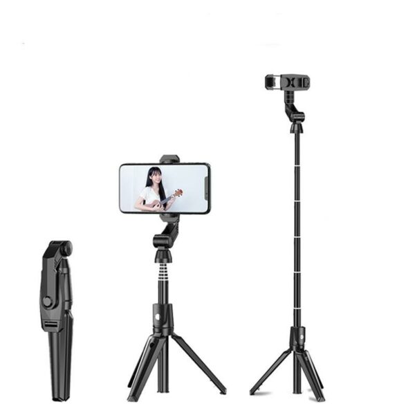 K21 Foldable Bluetooth Selfie Stick Tripod - Bundle of 3