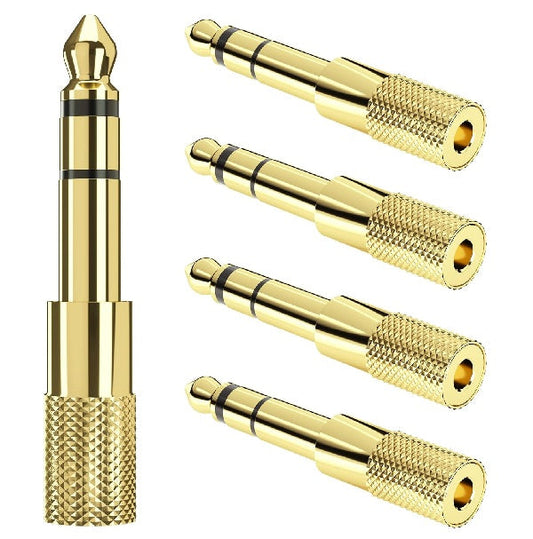 6.5mm Male to 3.5mm Female Audio Adapter Pack O…