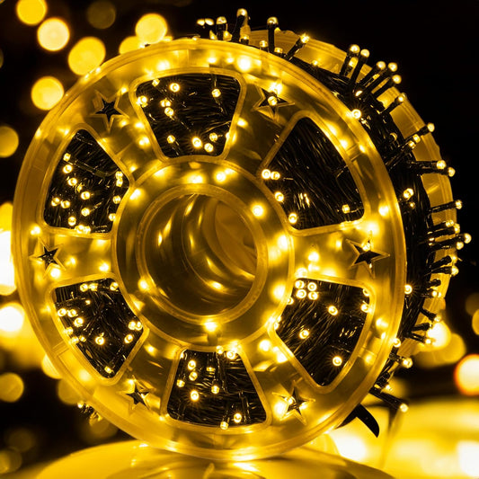 ZYF-142 Black Cable 50M LED String Fairy Light … - Bundle of 2