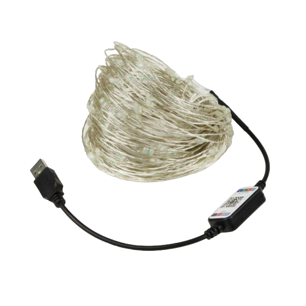 10M Bluetooth RGB Light Tree Decor With App Con… - Bundle of 2