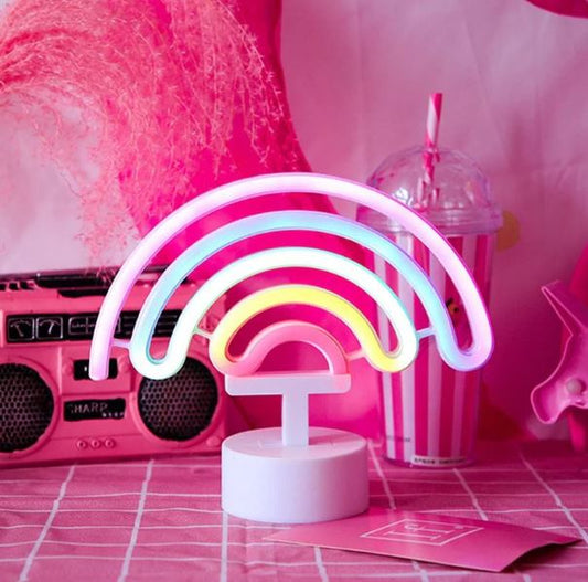 B-29 USB DC Cable Or Battery Operated Rainbow N…