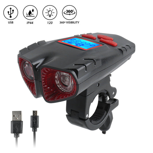 Aerbes AB-ZX05 Dual Light Bicycle Front Light W…