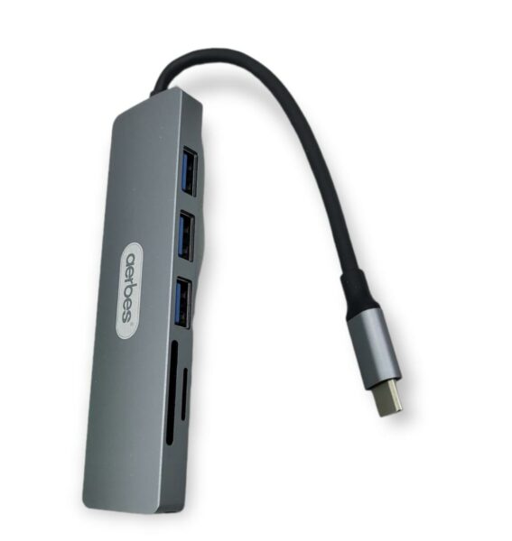 AB-E984 Type C Hub 6 in 1 with Card Reader &…