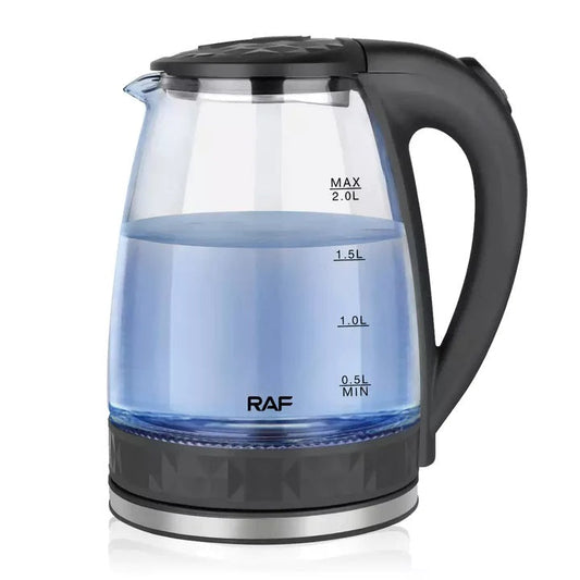 RAF R.7865 Electric Transparent Glass Water Ket…