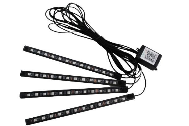 Aerbes AB-Q528 RGB 5050 SMD DuoCo Strip App Car… - Bundle of 3