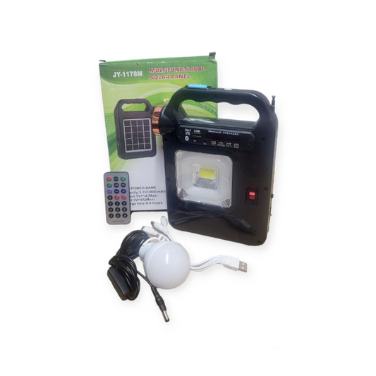 FA-1178M Multifunctional Solar Powered Bluetoot… - Bundle of 2