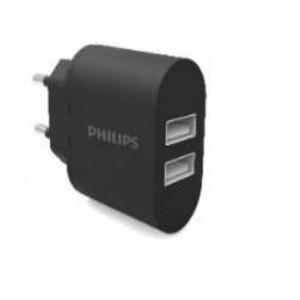 Philips Dual Ports Wall Charger Adapter - Bundle of 3