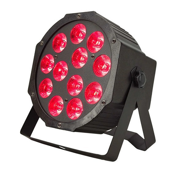 PM-007 RGB Flat PAR Stage Light 12LED - Bundle of 2