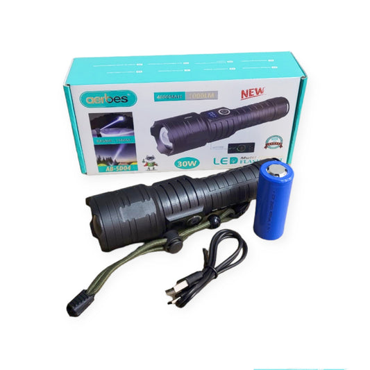 Aerbes AB-SD04 Telescopic Bright Flashlight 100… - Bundle of 2