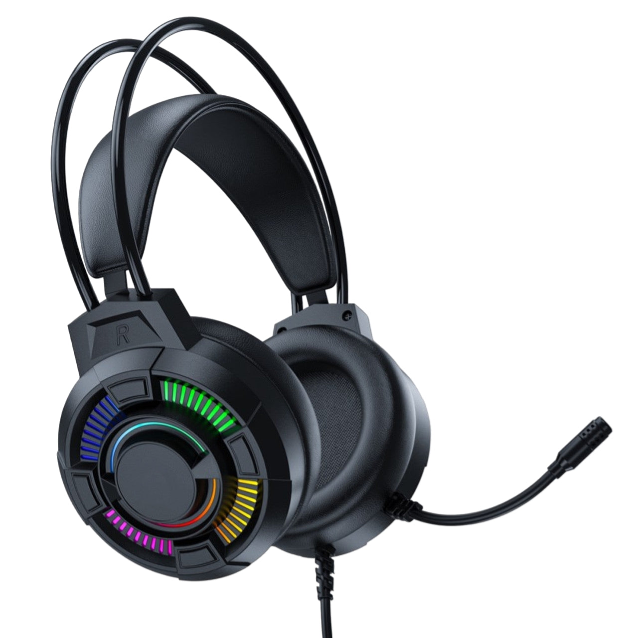 Aerbes AB-EJ12 RGB Wired USB 3.5mm Headset - Bundle of 2
