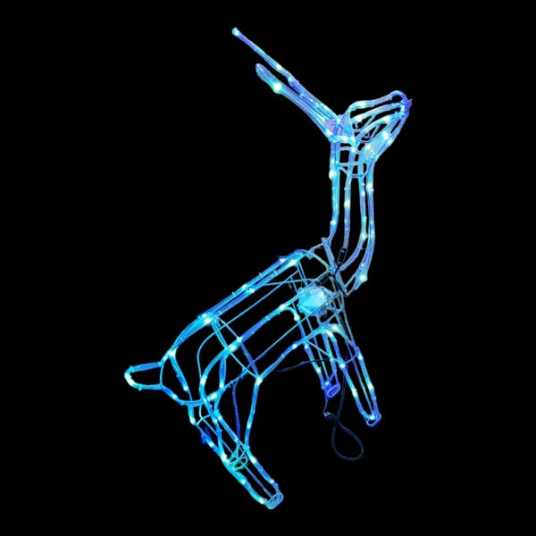 ZYF-109 Fold Up RGB Reindeer Christmas Patio Li…