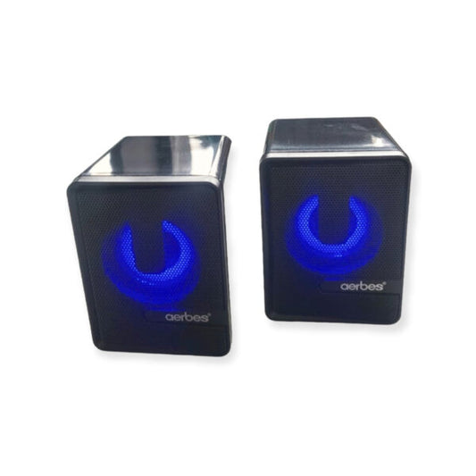 Aerbes AB-D339 RGB Mini USB 3.5 mm Stereo Sound…