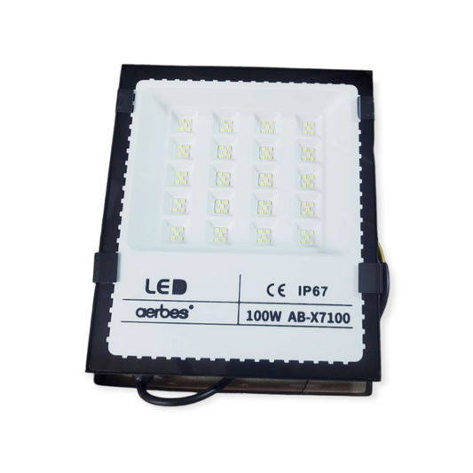 Aerbes AB-X7100 LED Outdoor Flood Light 100W - Bundle of 2