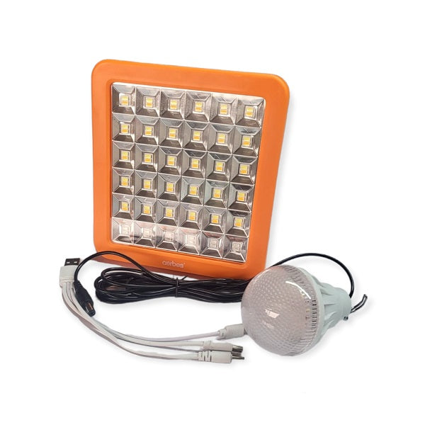 AB-TA147 100W Solar Flood Light Large Green and… - Bundle of 2