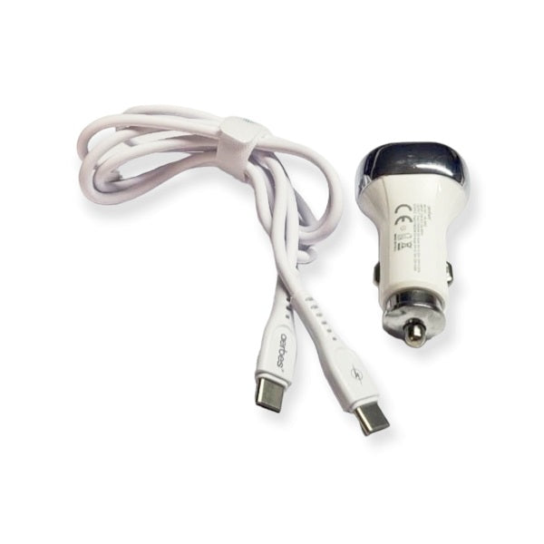 Aerbes AB-Q642 Dual PD 45W Car Charger With 1M … - Bundle of 3
