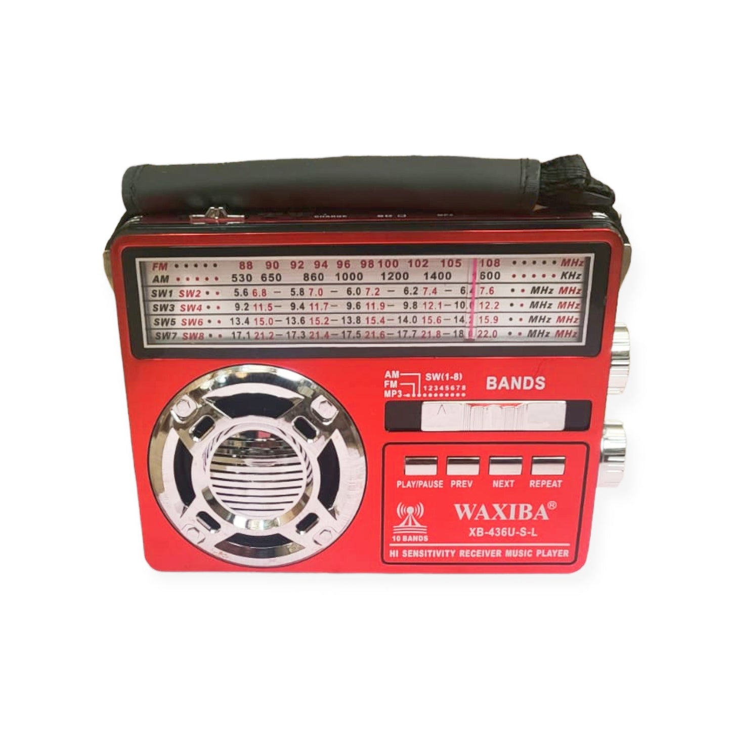 XB-436U-S-L Solar Powered Bluetooth FM/SW/AM B…