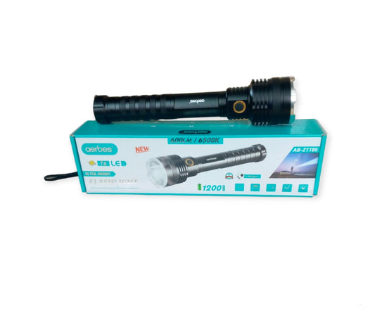 Aerbes AB-Z1185 Flashlight with 1200mah 18650 B… - Bundle of 2