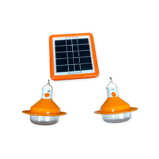 FA-072 Solar Powered Double Hanging Tent Light … - Bundle of 2