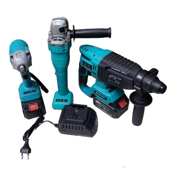 Jiageng JG20375124 3 Piece Tool Set Impact Wre…