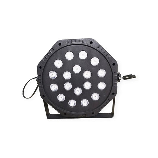 Aerbes AB-WT01 18 LED RGB Flat Par Stage Light … - Bundle of 3