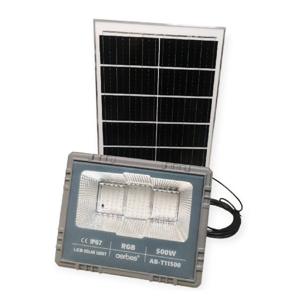 Aerbes AB-T11500 500W 114LED Solar RGB Flood Li…