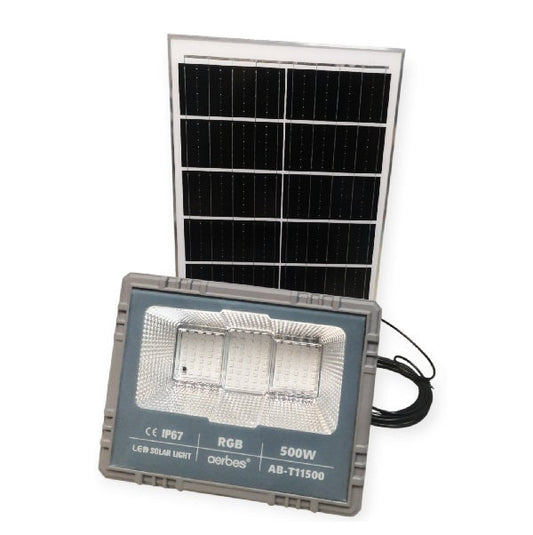 Aerbes AB-T11500 500W 114LED Solar RGB Flood Li…
