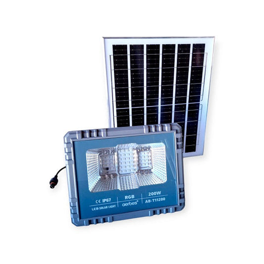 Aerbes AB-T11200 200W 46LED Solar RGB Flood Lig…