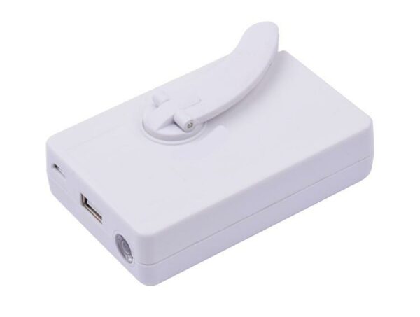 2500mah Hand Crank Power Bank with Torch - Bundle of 3