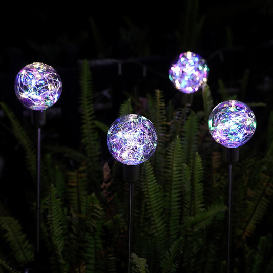 FA-LC72C Solar Powered Copper Wire Ball Garden … - Bundle of 3