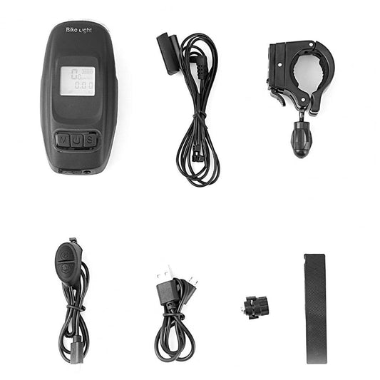 Aerbes AB-ZX08 Bicycle Front Light Code Meter … - Bundle of 2